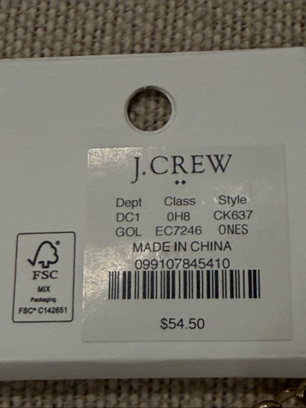 J. Crew Gold Pearl and Coin Charm Necklace/NWT - Picture 7 of 9